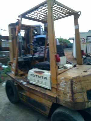 รถฟอร์คลิฟต์ TOYOTA 40-3FG20 รถเก่านอกนำเข้า ยังไม่เคยใช้งานในไทย ยก 2 ตัน เสาสูง 4.5 เมตร ยางตันหน้า-หลัง สภาพดี พร้อมใช้งาน มีเอกสารใบอินวอยซ์