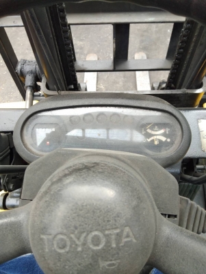 +++ ขายโฟล์คลิฟท์   TOYOTA 6FD30  ขนาด  3  ตัน  เครื่องยนต์ดีเซล  เสา 3  เมตร  เกียร์ออโตเมติค  ยางตันครับ