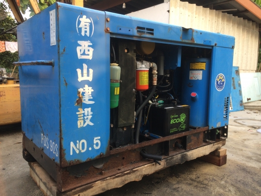 ขายปั๊มลม AIRMAN PDS90S มือ2 เก่าญี่ปุ่น