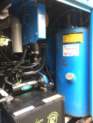 ขายปั๊มลม AIRMAN PDS90S มือ2 เก่าญี่ปุ่น