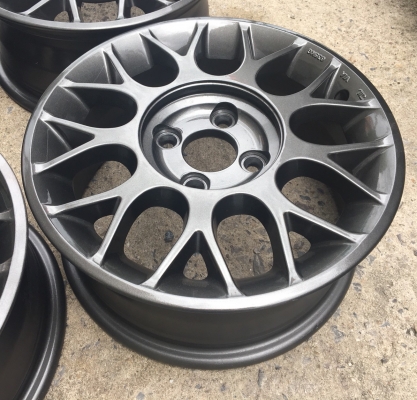 ล้อแม็ก 4รู100 ขอบ 14 สีเทา แม็กสวย