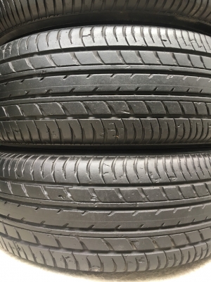 ล้อแม็ก Toyota Vios 12 ก้าน ขอบ 15 สีเทาดำ พร้อมยาง 185-60-15 Yokohama ปี 13