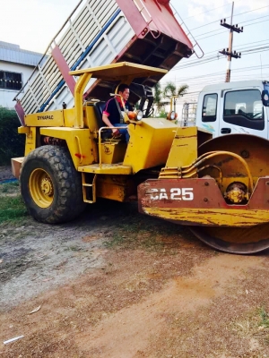 รถบดถนน. DYNAPAC CA25. บดสั่นสะเทือน10ตัน 2เพลา