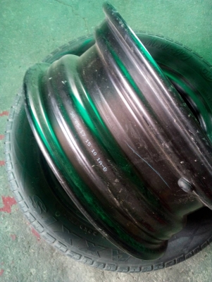 ล้ออะไหล่ รถเก๋ง รถลาก รถเข็น ยาง185/60R15 และ 175/65R15 กะทะล้อ ขอบ15 หรือ ขอบ 14 ก็มี ขนาด 4 รู 10