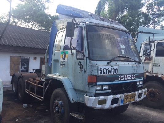 ขายรถ10ล้อหัวลาก ISUZU FXZ23KFR เครื่อง240แรงม้าปี41หัวฟ้าแท้สนใจโทร 081-970-1072