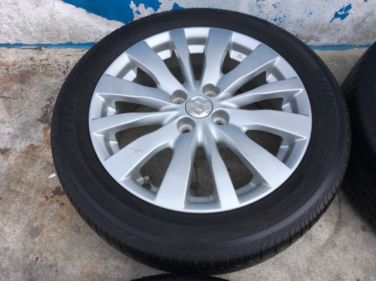 ล้อแม็ก Suzuki Swift ขอบ16 พร้อมยาง Bridgestone 185-55-16 ปี 13