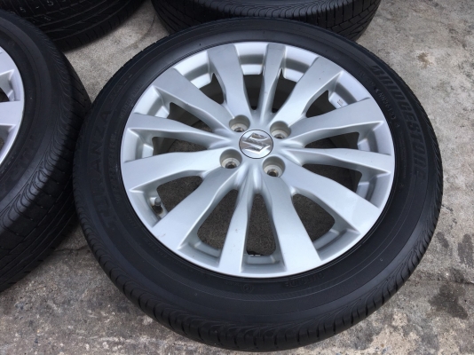 ล้อแม็ก Suzuki Swift ขอบ16 พร้อมยาง Bridgestone 185-55-16 ปี 13