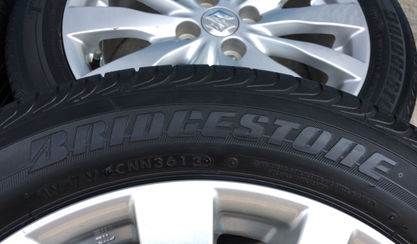 ล้อแม็ก Suzuki Swift ขอบ16 พร้อมยาง Bridgestone 185-55-16 ปี 13