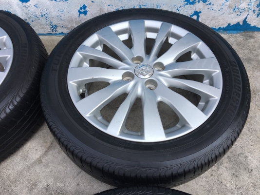 ล้อแม็ก Suzuki Swift ขอบ16 พร้อมยาง Bridgestone 185-55-16 ปี 13