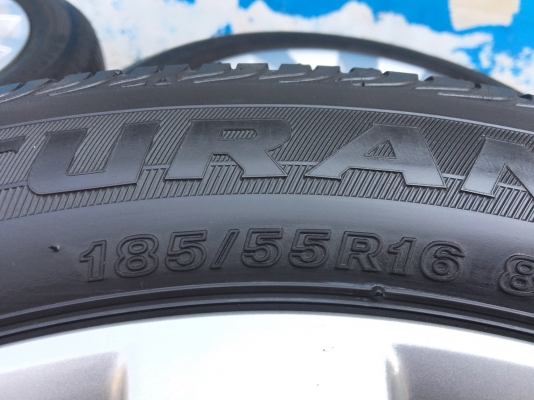 ล้อแม็ก Suzuki Swift ขอบ16 พร้อมยาง Bridgestone 185-55-16 ปี 13