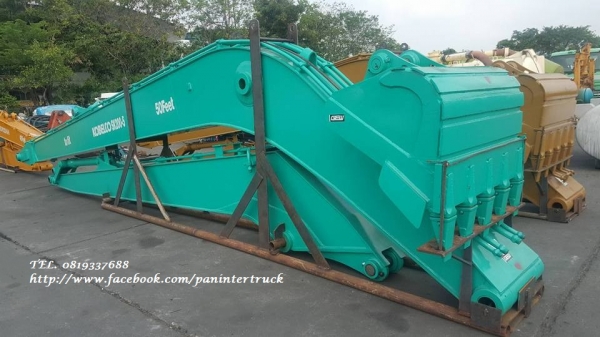 สินค้าใหม่ งานนำเข้า*ขายถูกด่วนๆ ชุดบูม-อาร์มยาวพร้อมบุ๊งกี๋ สำหรับรถขุดไซค์ 200 ,210 /ยังไม่เคยใช้งานในเมืองไทย ราคาเพียง 280,000 บาท