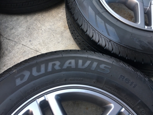 ล้อแม็กป้ายแดง ISUZU 1.9 Blue Power X-Series ขอบ 16 พร้อมยางป้ายแดง Bridgestone 215-70-16 ปี 17 ยางมีตุ่ม