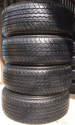 ล้อแม็ก Toyota Revo ขอบ17 พร้อมยาง Dunlop 265-65-17 ปี 17 ดอกเต็มๆ มีตุ่มลาง