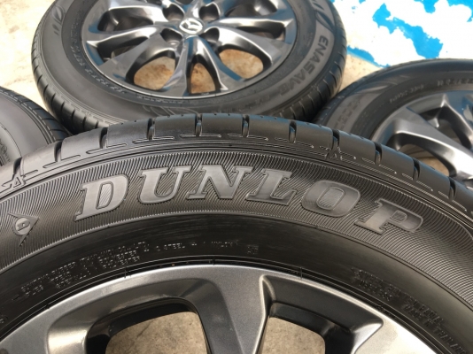 ล้อแม็กป้ายแดง Mazda 2 ขอบ 15 สีดำ มิดไนท์ พร้อมยางป้ายแดง185-65-15 ปี 17 มีตุ่ม เส้นสี