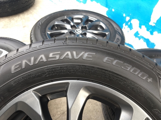 ล้อแม็กป้ายแดง Mazda 2 ขอบ 15 สีดำ มิดไนท์ พร้อมยางป้ายแดง185-65-15 ปี 17 มีตุ่ม เส้นสี