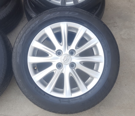 ขายล้อTOYOTA VIOS 12ก้าน  ยาง185/60/15 ปี15   4 ล้อ