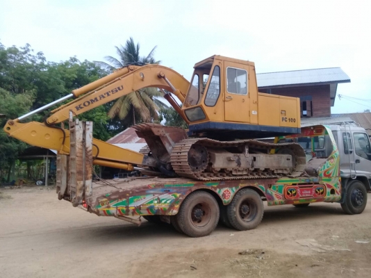 KOMATSU PC100L-1 รถสภาพสมบูรณ์ ใช้งานได้ดีเอกสารสัญญาซื้อขาย