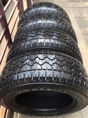 ยาง All GT radial 265 60 18 ปี16 ดอกเต็ม เนื้อนิ่มๆ ใช้ยาว ราคาไม่แพง