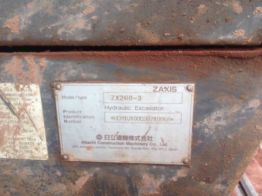 HITACHI ZX 200-3