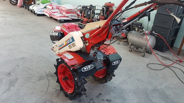 โครงรถตีดิน yanmar สภาพสวย เครื่องยนต์เบนซิล yanmar 6แรงม้า ชั่วโมงการทำงาน.ใช้งานได้ตามปกติ