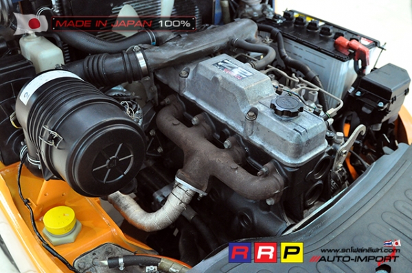 ขายรถโฟล์คลิฟท์มือสอง TOYOTA รุ่น 7FD25-12402 นำเข้าจากประเทศญี่ปุ่น 100\% ไม่เคยใช้งานในไทย