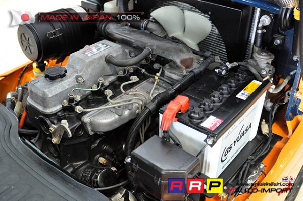 ขายรถโฟล์คลิฟท์มือสอง TOYOTA รุ่น 7FD25-12402 นำเข้าจากประเทศญี่ปุ่น 100\% ไม่เคยใช้งานในไทย