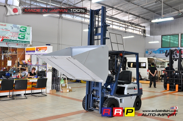 ขายรถโฟล์คลิฟท์มือสอง KOMATSU รุ่น FD15D-15-311202 นำเข้าจากประเทศญี่ปุ่น 100\% ไม่เคยใช้งานในไทย