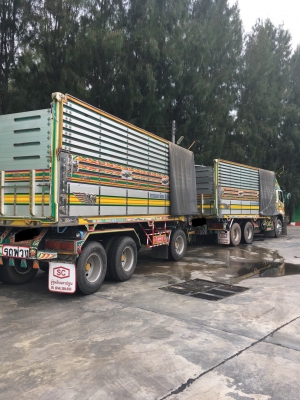 พ่วง 22 ล้อ  ฮีโน่ FM2P 380 กระบะมิเนียมดั้ม - อู่ซุ่นชัยชุดใหญ่ ไมล์ 389,000 กม.ใช้งานน้อย ใส่ของได้ 30 ตันกว่าๆ