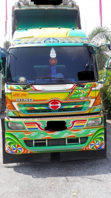 พ่วง 22 ล้อ  ฮีโน่ FM2P 380 กระบะมิเนียมดั้ม - อู่ซุ่นชัยชุดใหญ่ ไมล์ 389,000 กม.ใช้งานน้อย ใส่ของได้ 30 ตันกว่าๆ