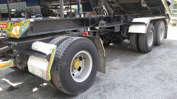 พ่วง 22 ล้อ  ฮีโน่ FM2P 380 กระบะมิเนียมดั้ม - อู่ซุ่นชัยชุดใหญ่ ไมล์ 389,000 กม.ใช้งานน้อย ใส่ของได้ 30 ตันกว่าๆ