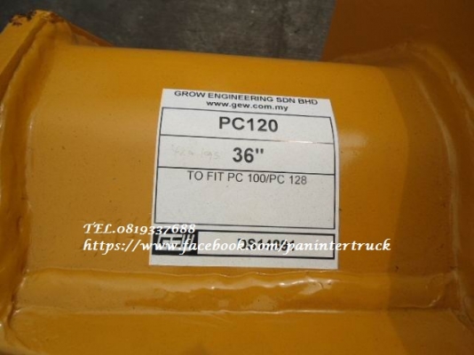 สินค้าใหม่/งานนำเข้า/ประกอบนอก BUCKETบุ๊งกี๋สำหรับรถขุดไซค์100,120,128 /สลัก 65 มิล/มีปีกข้าง /5 ฟัน /ปากกว้าง:36 นิ้ว(91cm.) /ราคาเพียง(ใบละ) 32,000 บาท สนใจรีบติดต่อ 0819337688