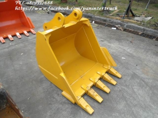 สินค้าใหม่/งานนำเข้า/ประกอบนอก BUCKETบุ๊งกี๋สำหรับรถขุดไซค์100,120,128 /สลัก 65 มิล/มีปีกข้าง /5 ฟัน /ปากกว้าง:36 นิ้ว(91cm.) /ราคาเพียง(ใบละ) 32,000 บาท สนใจรีบติดต่อ 0819337688