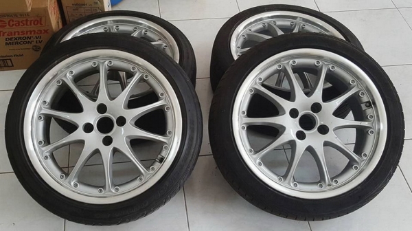 แม็กขอบ17 มือ2 มีหลายชุดพร้อมยาง ชุดละ10000 แม็กขอบ17 มือ2 มีหลายชุดพร้อมยาง ชุดละ10000