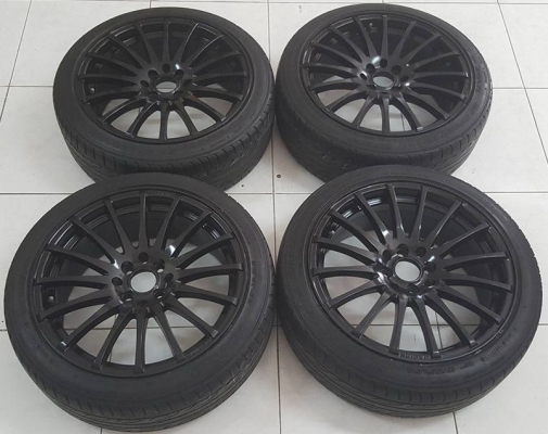 แม็กขอบ17 มือ2 มีหลายชุดพร้อมยาง ชุดละ10000 แม็กขอบ17 มือ2 มีหลายชุดพร้อมยาง ชุดละ10000