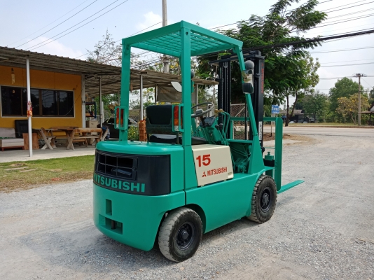 ขาย รถโฟคลิฟท์ MITSUBISHI 1.5ตัน นำเข้าจากญี่ปุ่น โทร.090-986-2521 อ๊อบ