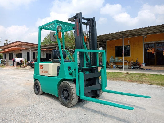 ขาย รถโฟคลิฟท์ MITSUBISHI 1.5ตัน นำเข้าจากญี่ปุ่น โทร.090-986-2521 อ๊อบ