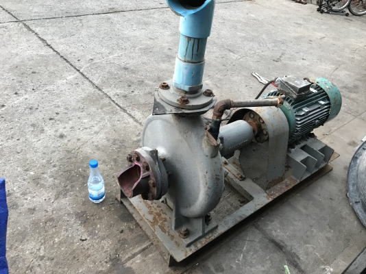 ขายปั้มน้ำหอยโข่ง Kawamoto 80x65 ขนาดเข้า 3นิ้ว ออก 2.5นิ้ว ใบพัดทองเหลือง ชนมอเตอร์ 10HP. 380V สภาพสวย หมุนนิ่ม พร้อมใช้งาน ราคา 14,000 บาท