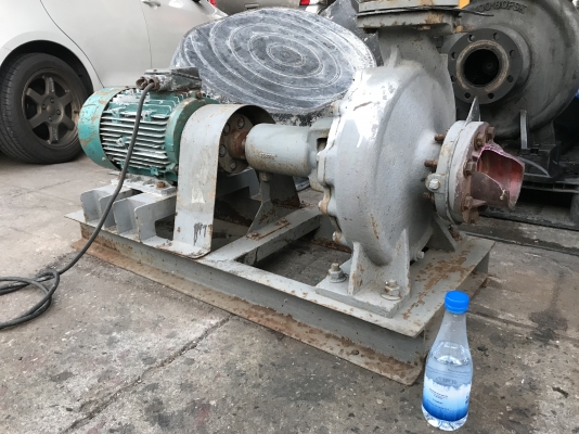 ขายปั้มน้ำหอยโข่ง Kawamoto 80x65 ขนาดเข้า 3นิ้ว ออก 2.5นิ้ว ใบพัดทองเหลือง ชนมอเตอร์ 10HP. 380V สภาพสวย หมุนนิ่ม พร้อมใช้งาน ราคา 14,000 บาท