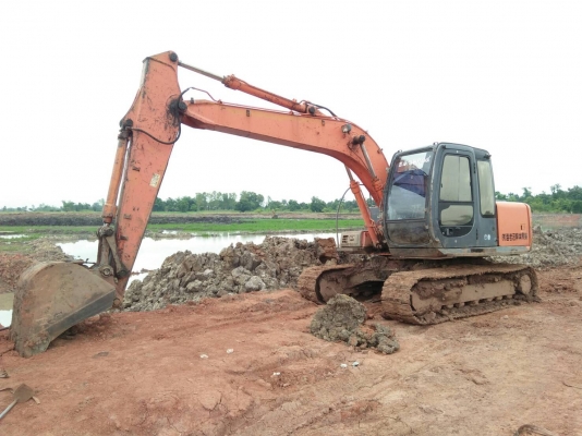 ขาย แบคโฮ HITACHI EX120-5 ซื้อเก่านอกมา เครื่องดี ปั้มดี ช่วงล่างเต็ม ไฟครบ แอร์เย็น เอกสารแจ้งจำหน่ายจากบริษัท