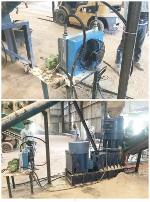 ออยคูลเลอร์ +ใบพัด AH1417 (220v.)100 L