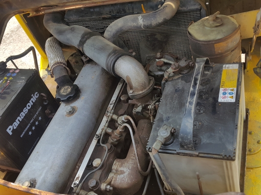 รถฟอร์คลิฟต์ TOYOTA 2FD25 รถเก่านอกนำเข้า ยังไม่เคยใช้งานในไทย ยก 2.5 ตัน เสาสูง 3 เมตร งากระดก ยกเท ล้อหน้าคู่ เครื่อง 2J พร้อมใช้งาน มีเอกสารใบอินวอยซ์ มี VDO การทำงานให้ชม