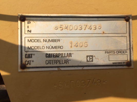 ขายรถเกรด CAT 140G5MD 37XX ก่วา ขายรถเกรด CAT 140G5MD 37XX ก่วา