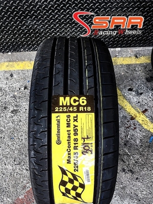 CONTINENTAL MAXCONTACT MC6 225/45R18 ราคาเส้นละ 4,250 บาท