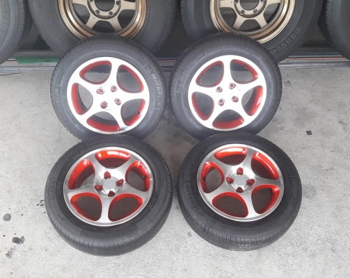 ล้อRacing Wheels ขอบ15 ยาง175/65/15  4 ล้อ