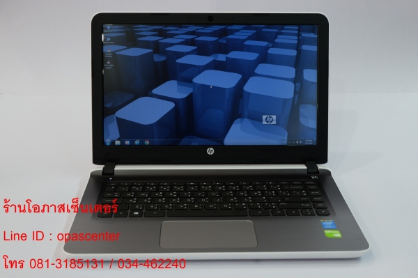 โน๊ตบุ๊ค hp รุ่น 14-ab042TX Core i5-5200U Ram 4G HDD 1 TB การ์ดจอ 940M ที่ชาร์ท สภาพใหม่