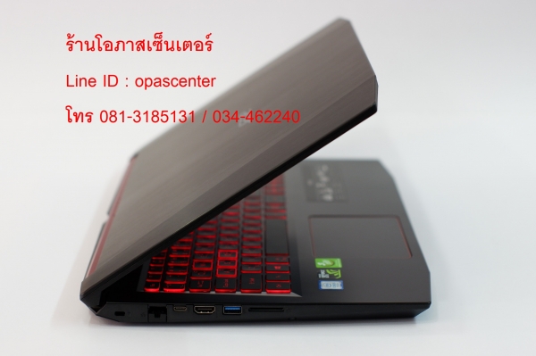 โน๊ตบุ๊ค ACER Nitro5 AN515-51-57CE Core i5-7300HQ Ram 8G HDD 1 TB การ์ดจอ GTX1050 สภาพใหม่ ประกันศูน