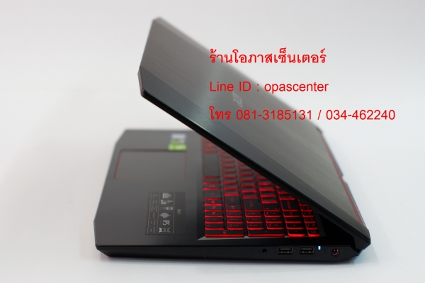 โน๊ตบุ๊ค ACER Nitro5 AN515-51-57CE Core i5-7300HQ Ram 8G HDD 1 TB การ์ดจอ GTX1050 สภาพใหม่ ประกันศูน