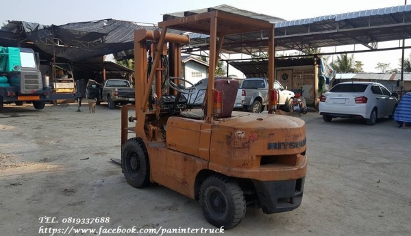 FROM JAPAN สินค้าเก่านอก ขายถูกด่วนๆรถยกMITSUBISHI -FD25 :ยกได้ 2.5 ตัน ,เครื่องยนต์ดีเซล -S4E- 4สูบ* ราคาเพียง 130,000 บาท สนใจติดต่อ 0819337688