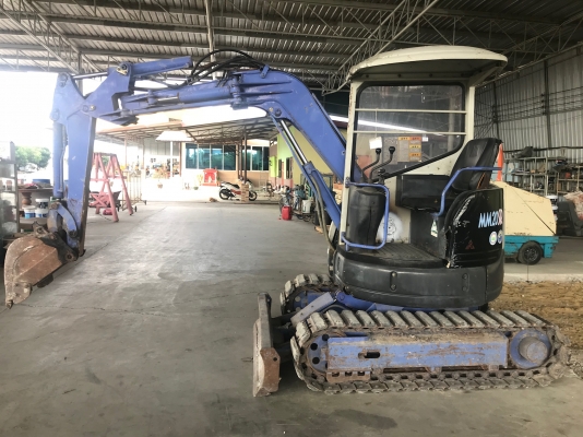 ขายรถแบคโฮMITSUBISHIรุ่นMM20SRนำเข้าญี่ปุ่น ไม่เคยใช้งานในไทย แทร็กเหล็กมียางหุ้มสภาพดีพร้อมใช้งาน Line :  jiraroj2909