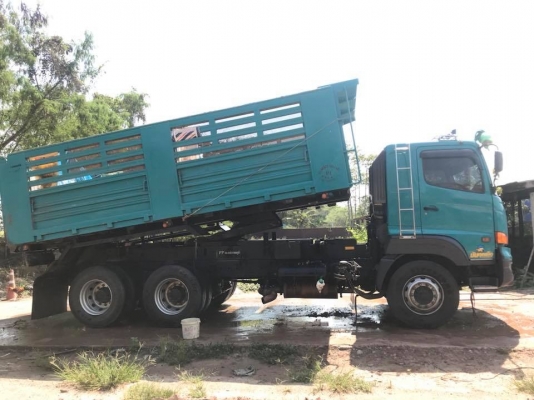 Hino344ปี59 ดั้มสามมิตร มีระบบลากลูก